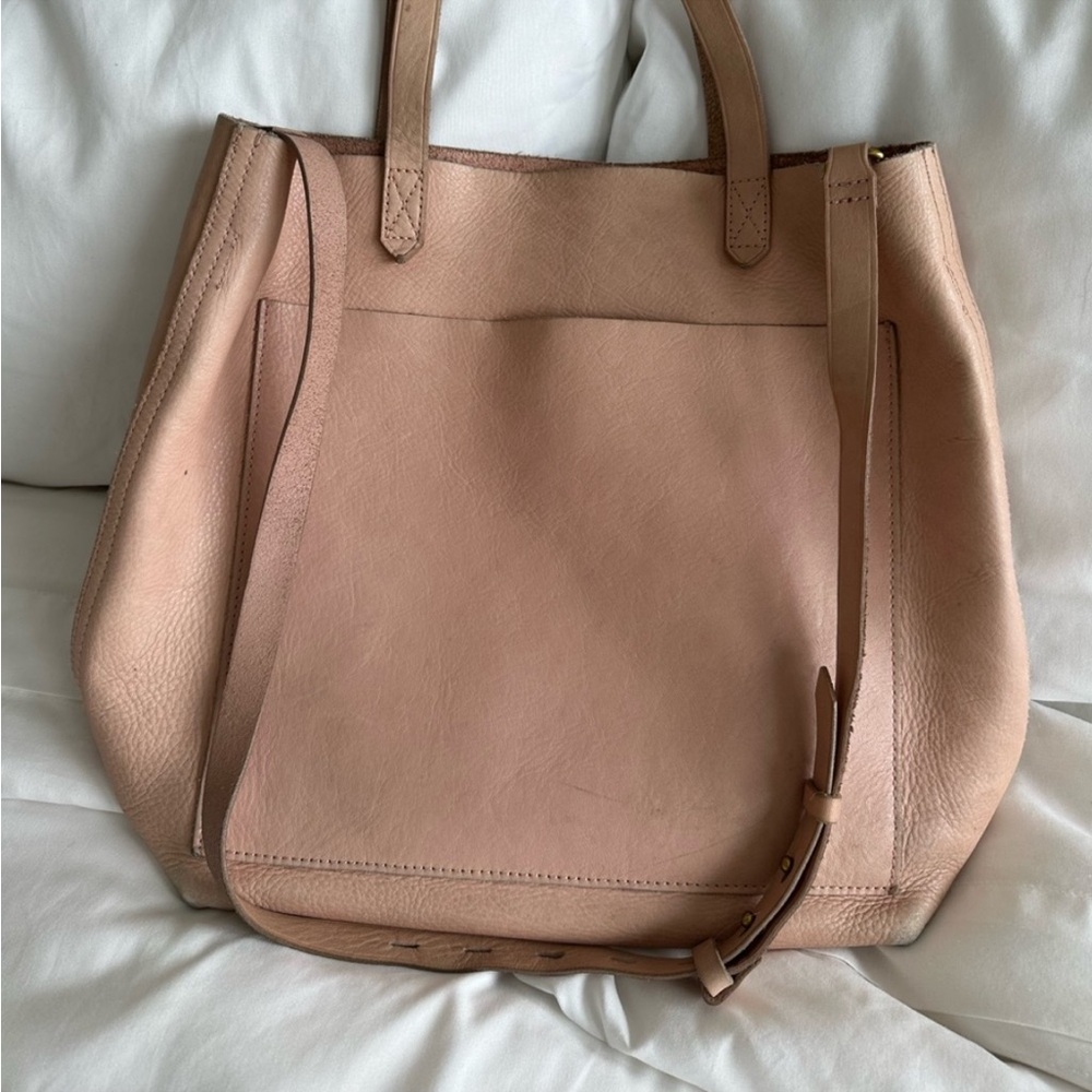 Madewell Medium Transport Tote-light pink